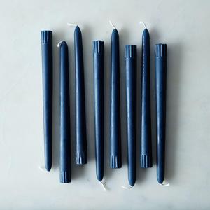 Tapered Navy Candles (Set of 8)