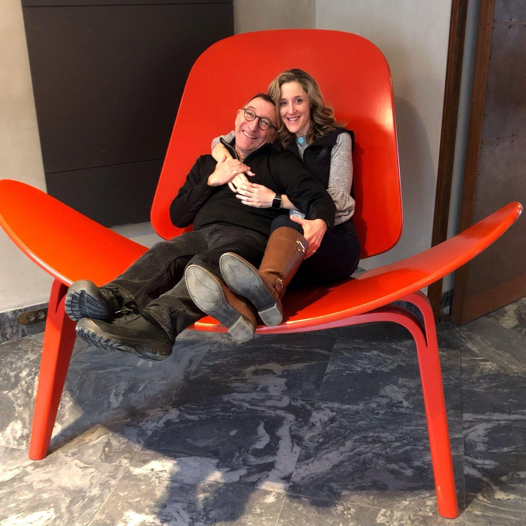 Big chairs are for lovers.