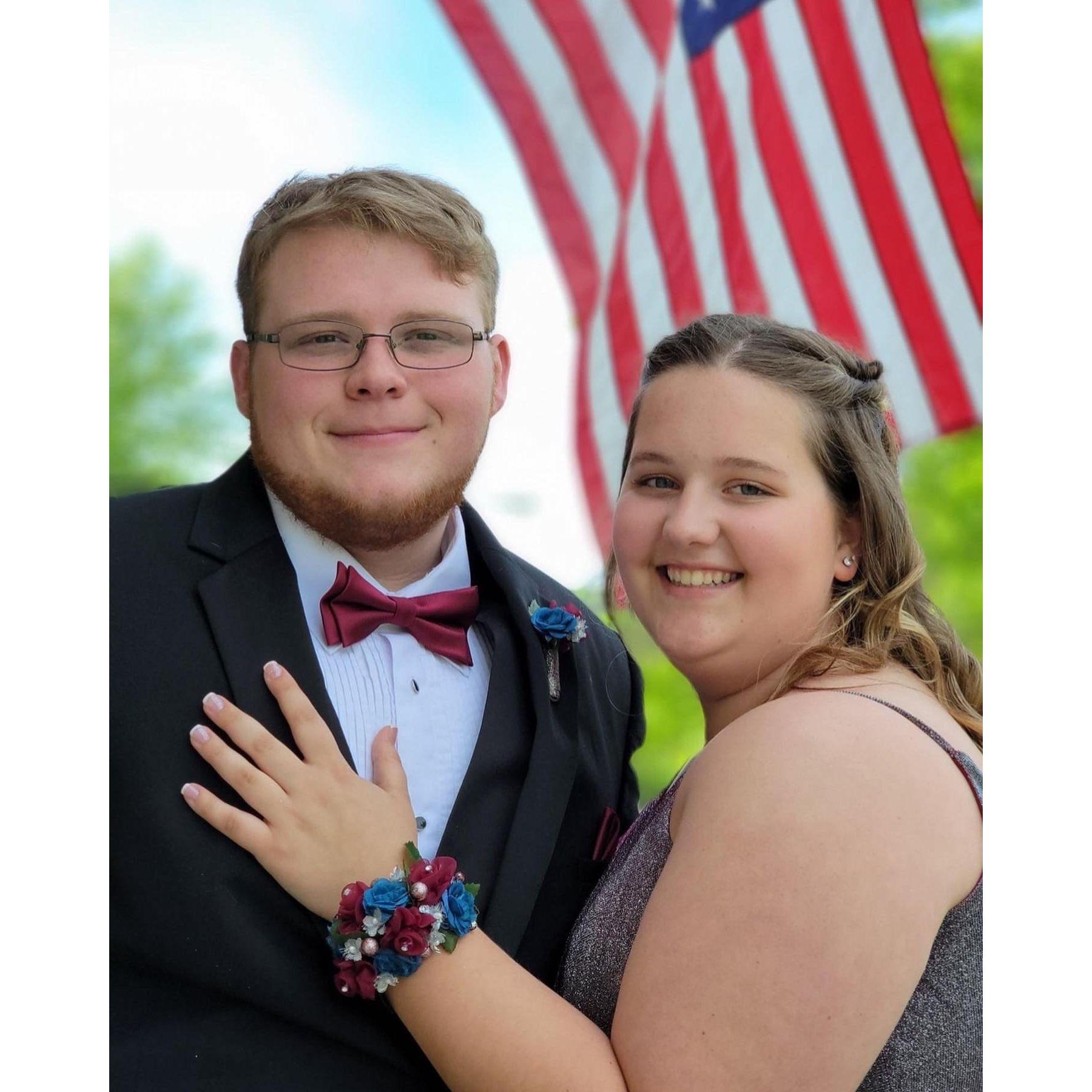 April 2022 - Our first prom together!