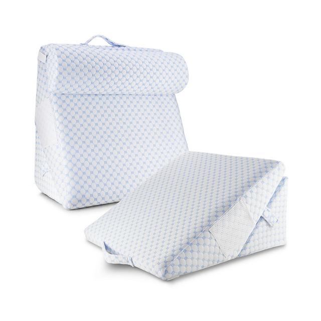 Nestl Adjustable Wedge Pillow with Cooling Cover and Extra Pillow