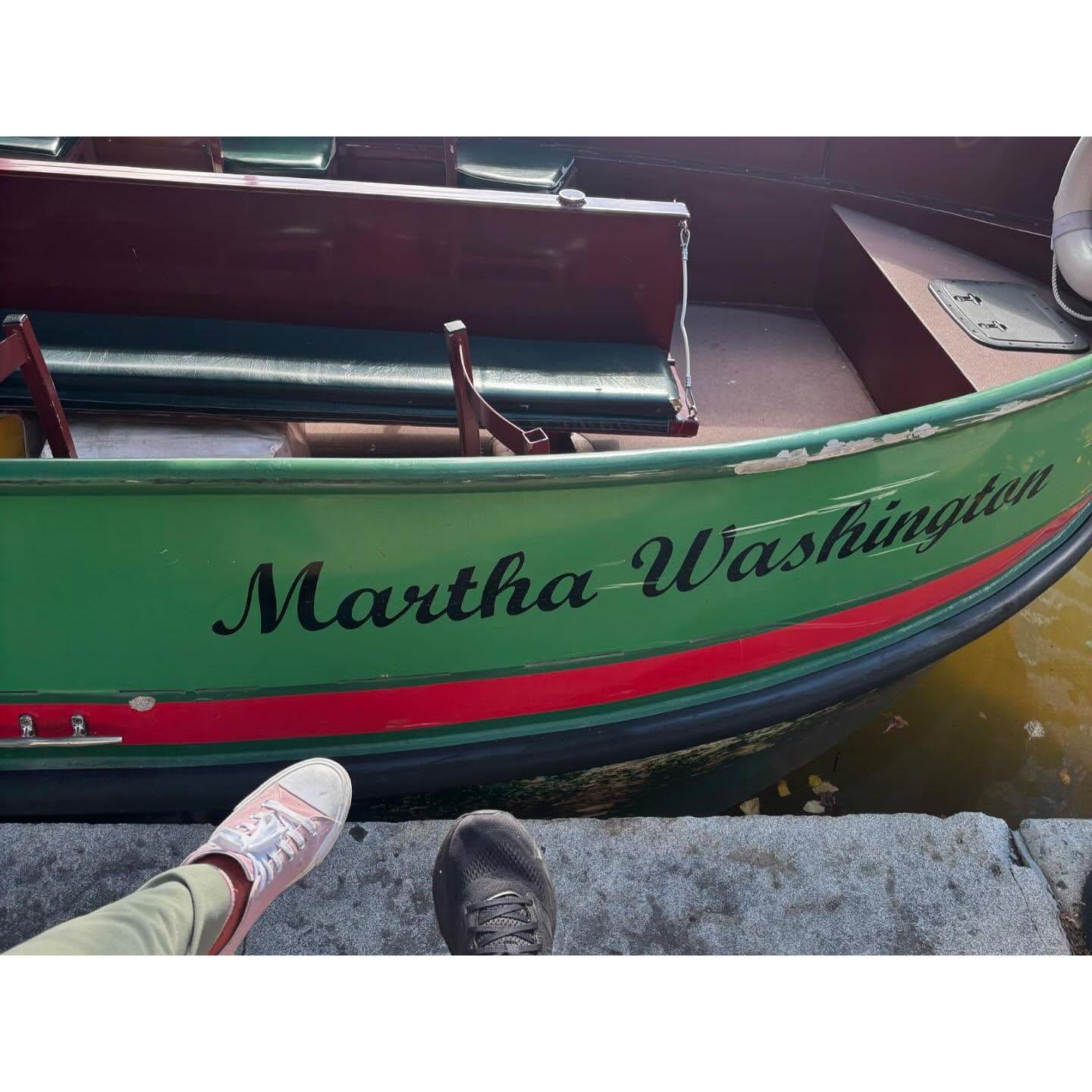 the boat (and person) that martha is named after