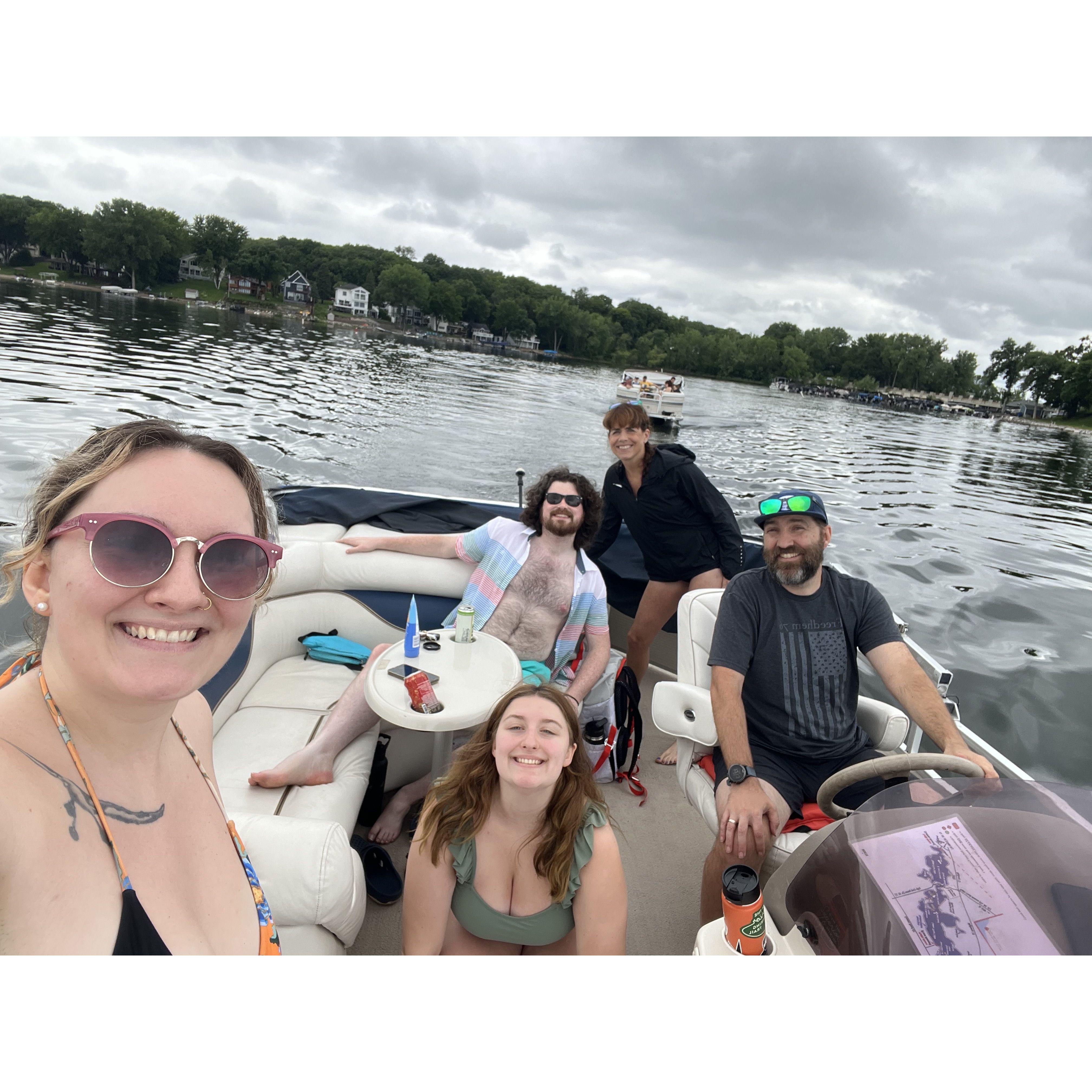 6.22.24 - Boat ride on a lake