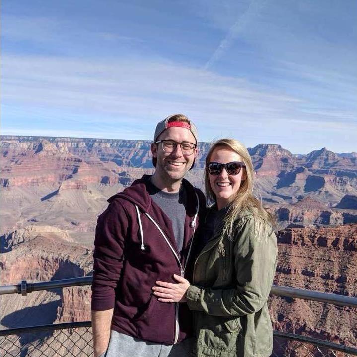 Stop at the Grand Canyon on our cross-country road trip from Charlotte NC to San Francisco CA. In the words of Bryan, "That's a big ol' hole."