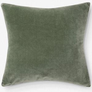 Charlotte Velvet Pillow (Moss color)