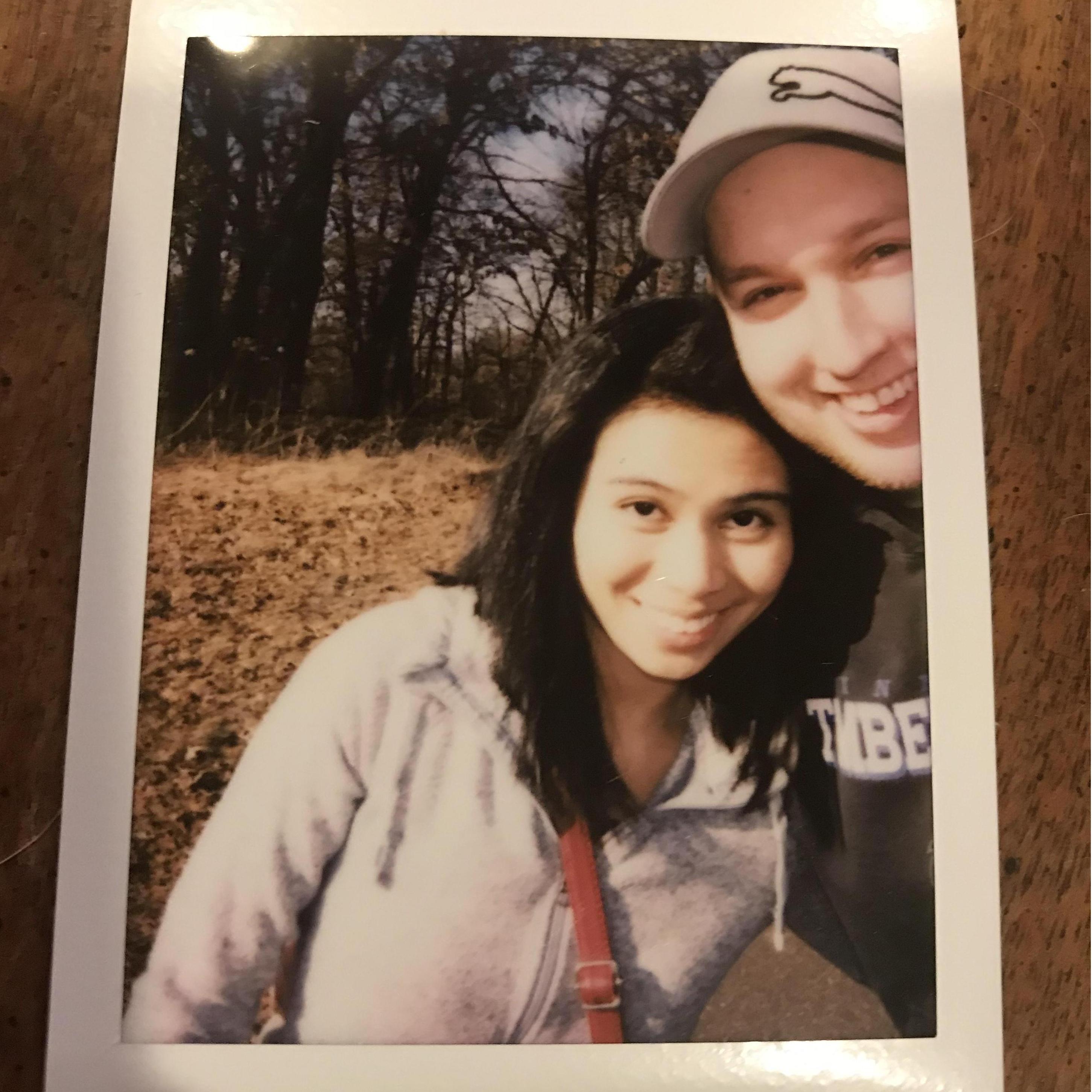 3/5/2016
First picture taken on our first “alone” date at Long Lake Park when walking was the only thing we were permitted to do. 😂