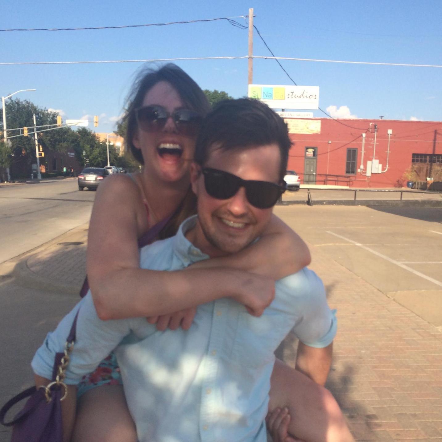 When we first started dating in Fort Worth (Summer 2014)