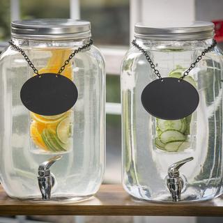 Mason Jar Glass Beverage Dispenser