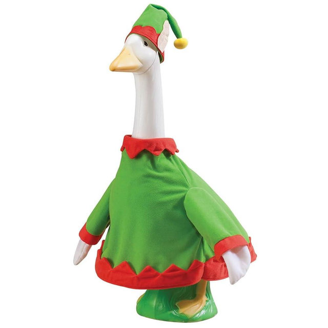 Miles Kimball Gaggleville® Elf Goose Outfit, Fits Large 23" H Statue, by Fox Valley Traders
