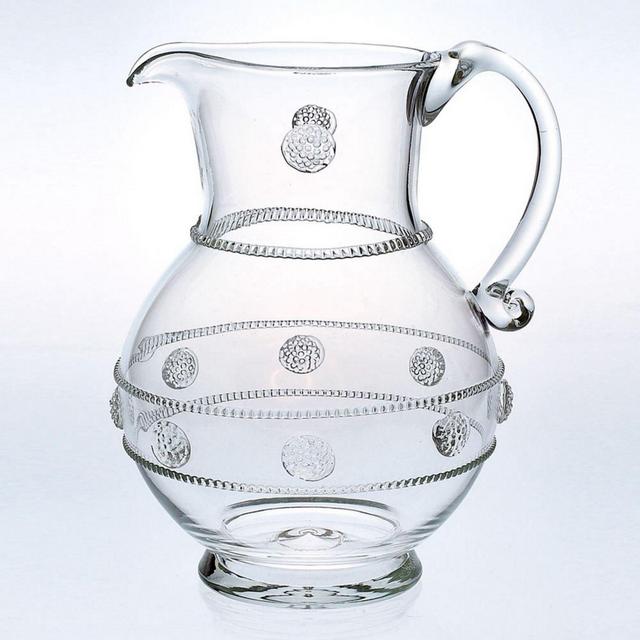 Juliska "Isabella" Round Glass Pitcher