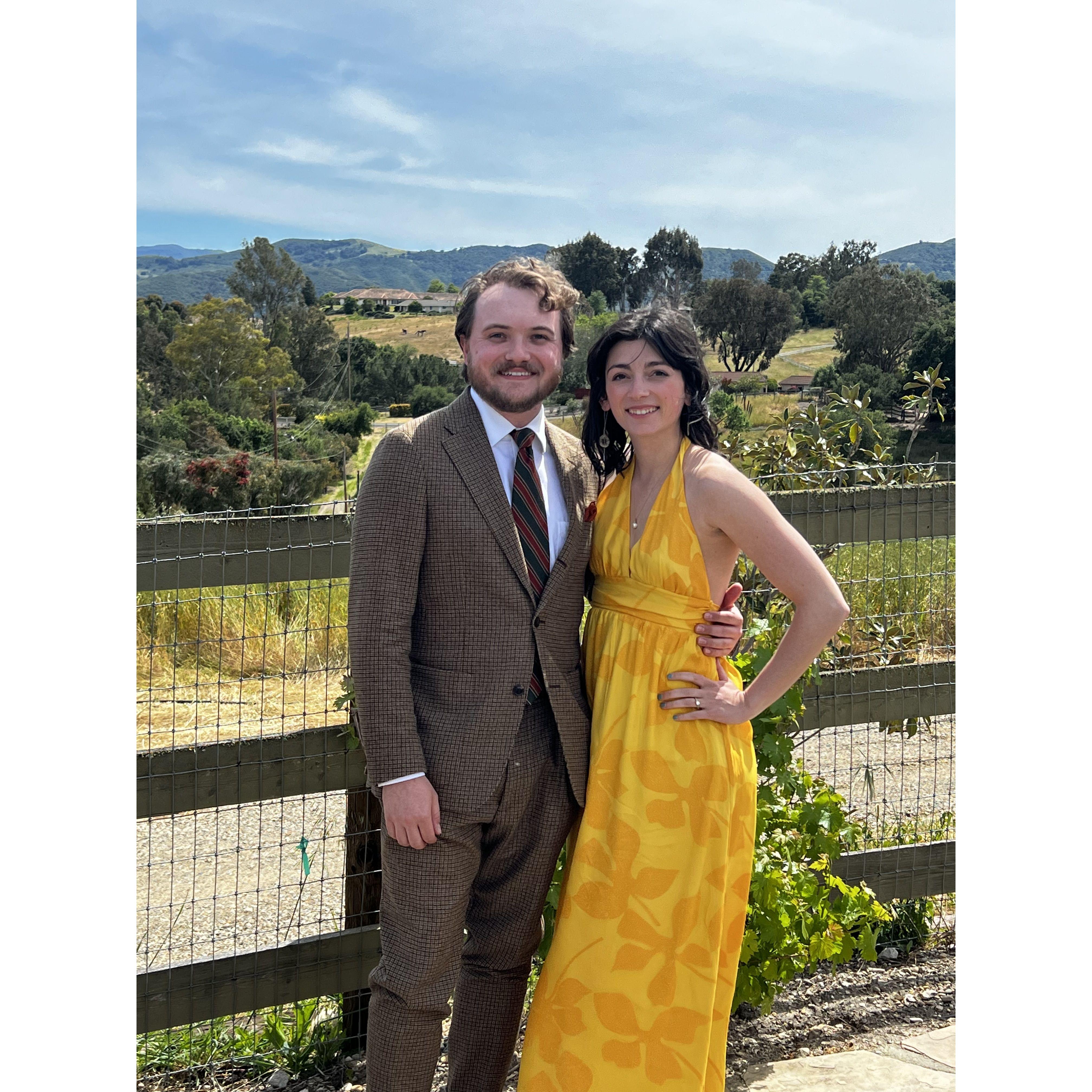 Out in California to celebrate the marriage of our friends Jacob, Allie, and Grace.