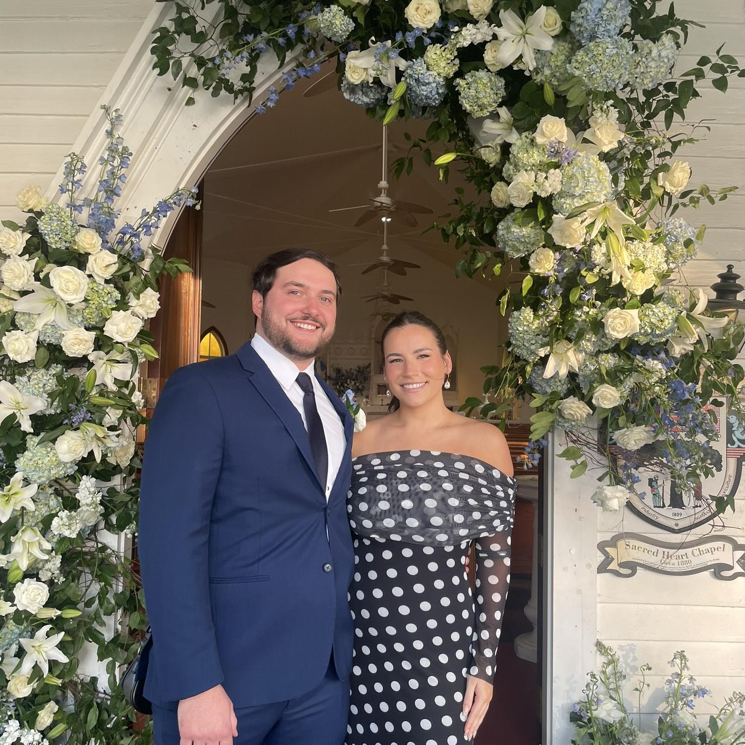 At the Kushner's wedding in Fairhope! Full circle moment happening in November, because Jack was Will's Best Man in his wedding and now Will is Jack's Best Man!