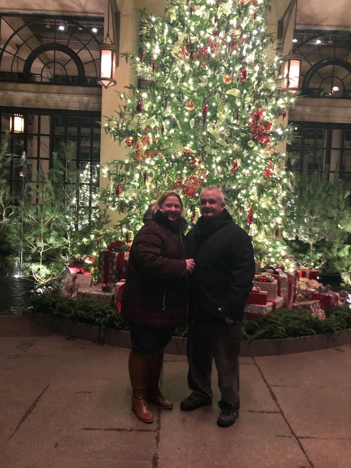 Longwood Garden. Our first date night