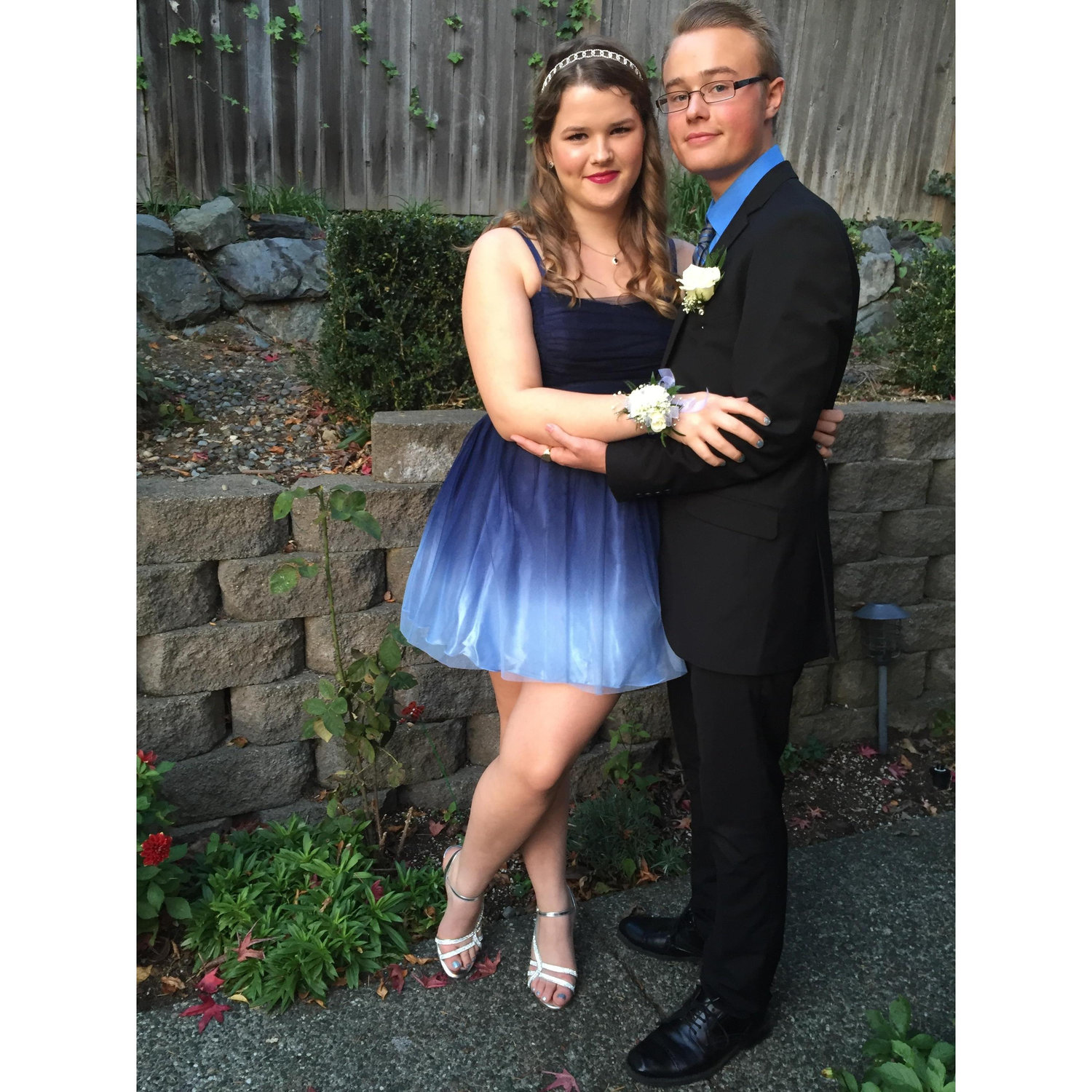 Senior year homecoming.