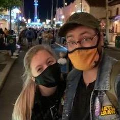 Enjoying our last night at Disney!