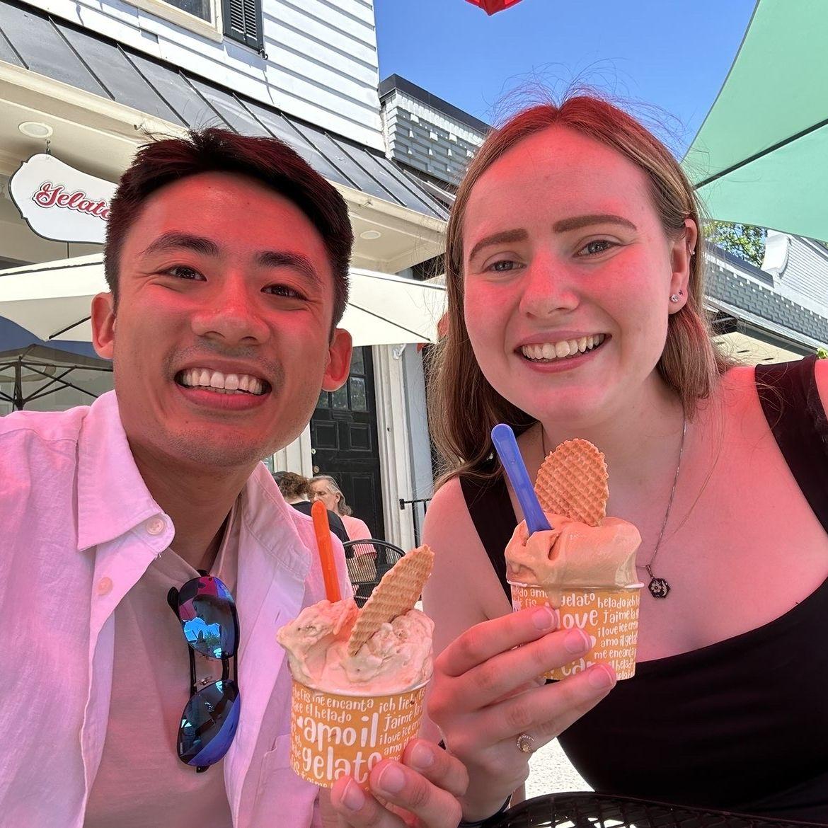 Sweet treat at Gelato & Farmer's Market in NJ - June 2024