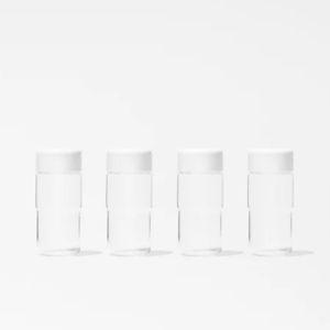 Glass Storage Bottle Set with Lids