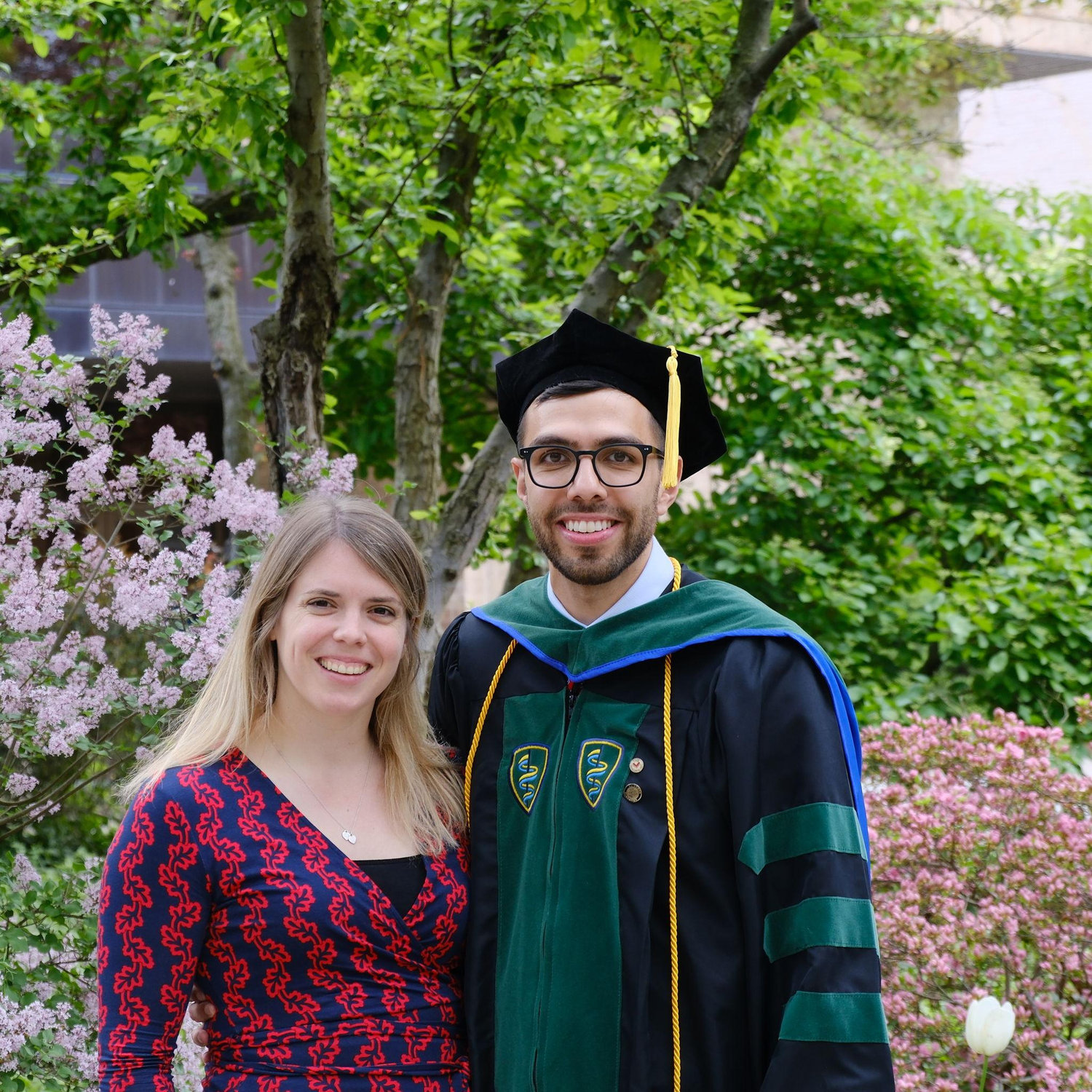 Celebrating Anthony’s medical school graduation!