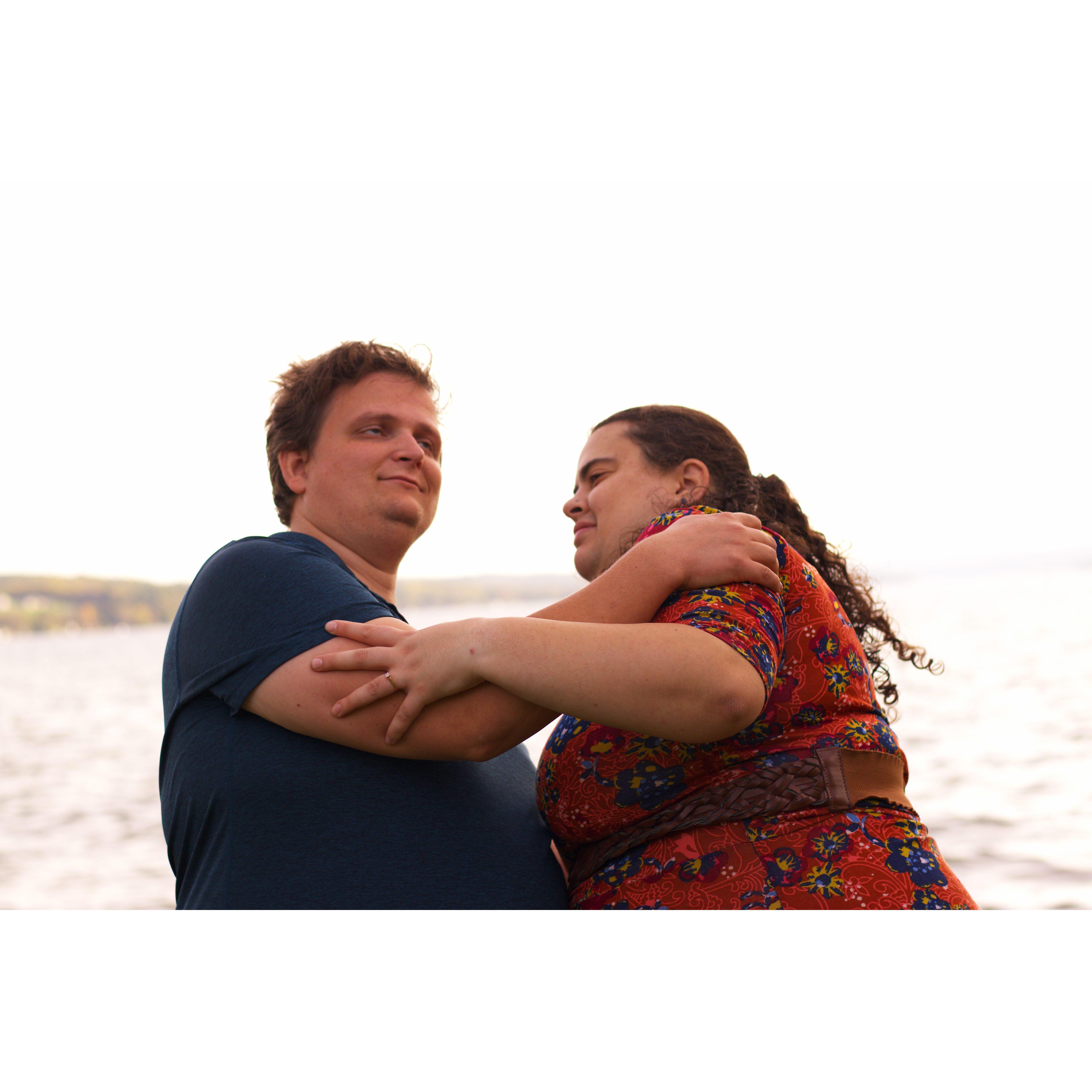 He tried to throw me in the lake