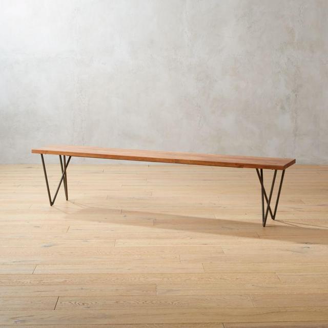 Dylan 80" Medium Acacia Bench