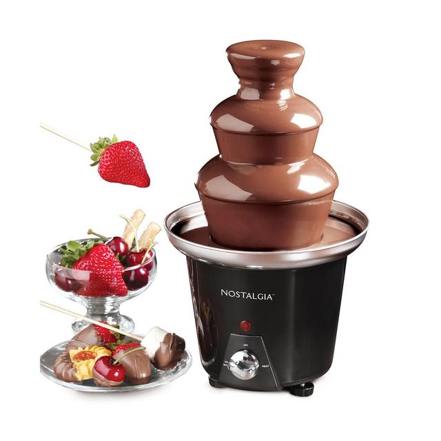 Nostalgia 3-Tier 1.5-Pound Chocolate Fondue Fountain