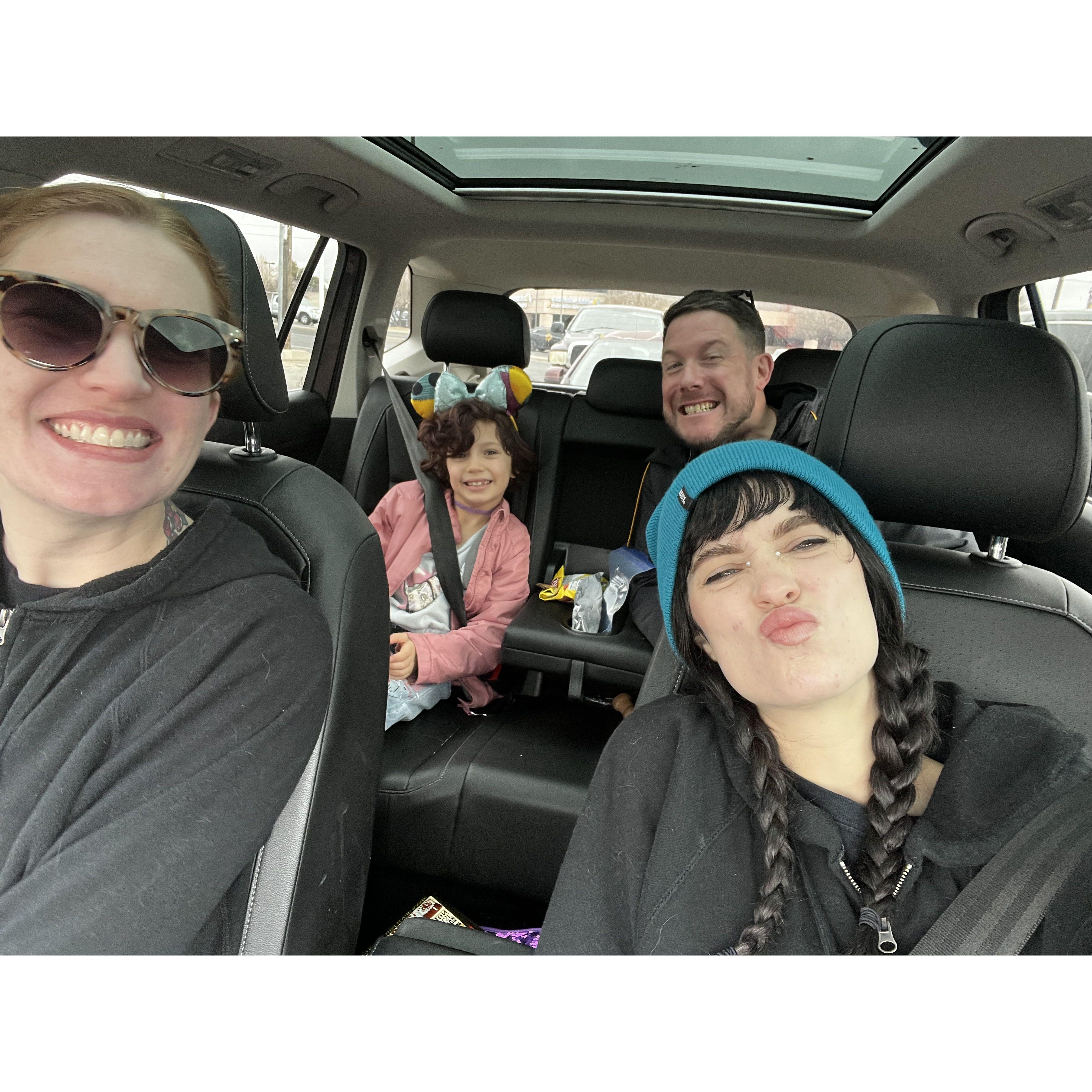 Driving to Meow Wolf!