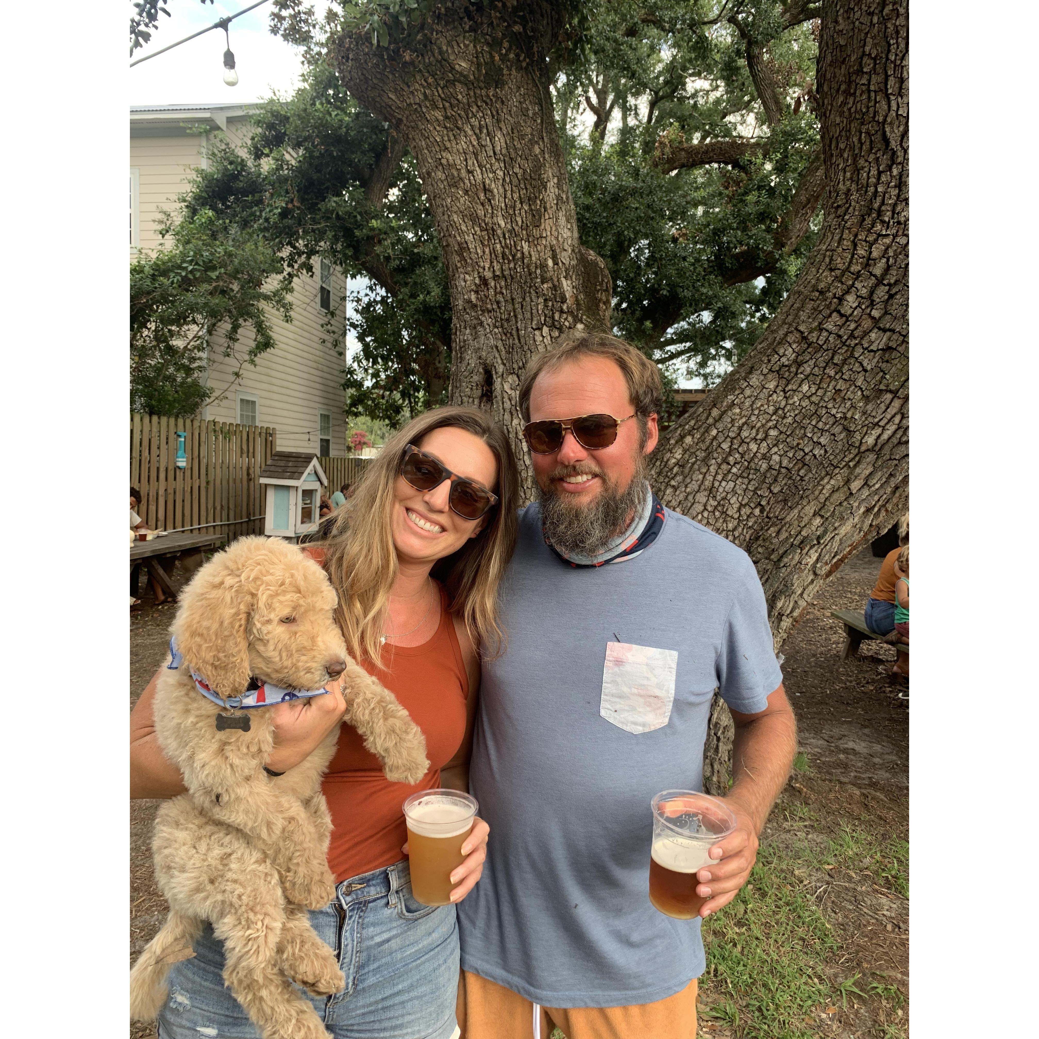 Frank's first trip to a brewery