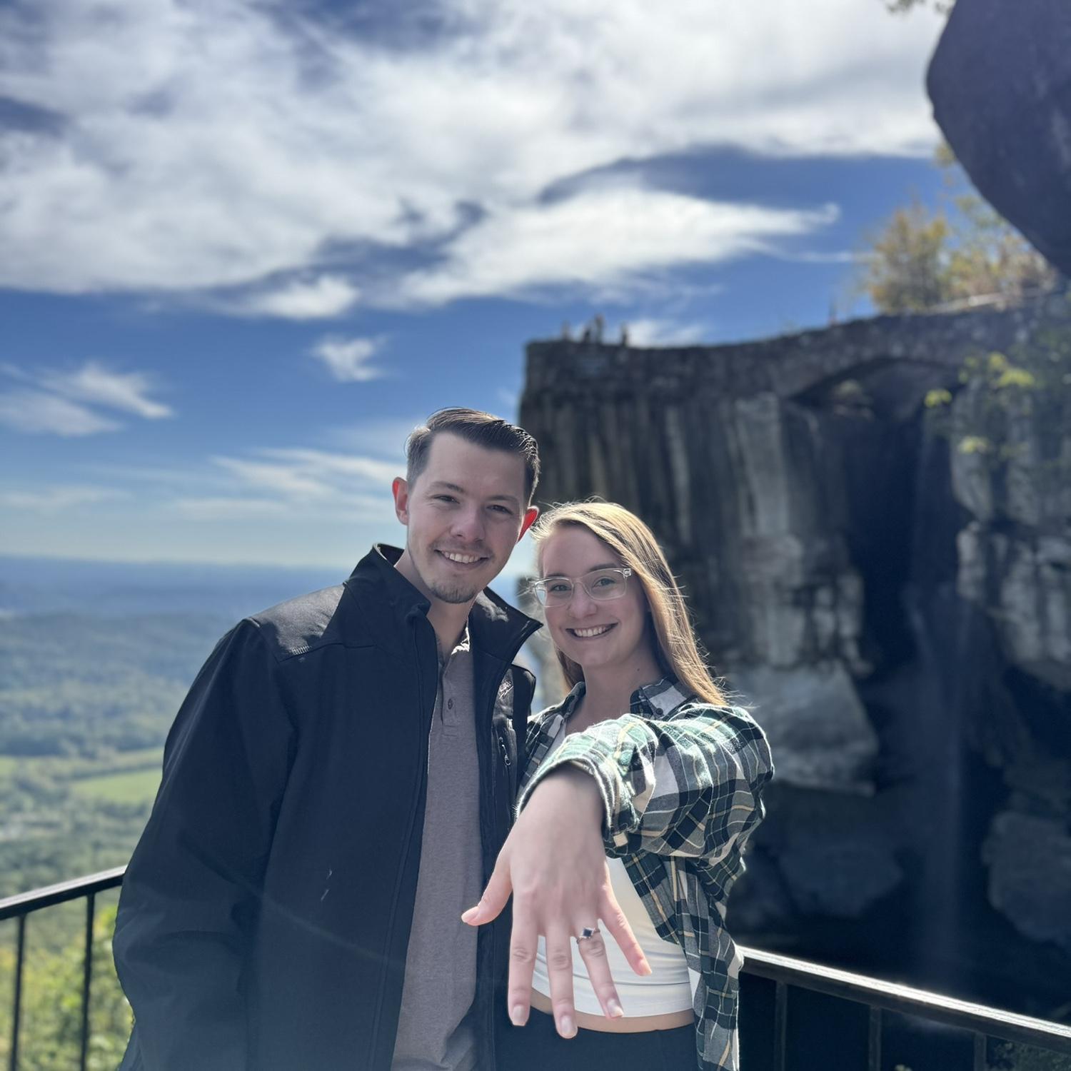 She said “YES” at Rock City