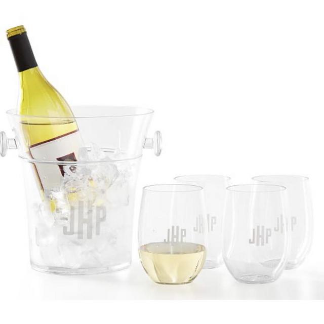 Monogrammed Outdoor Wine Bar Set