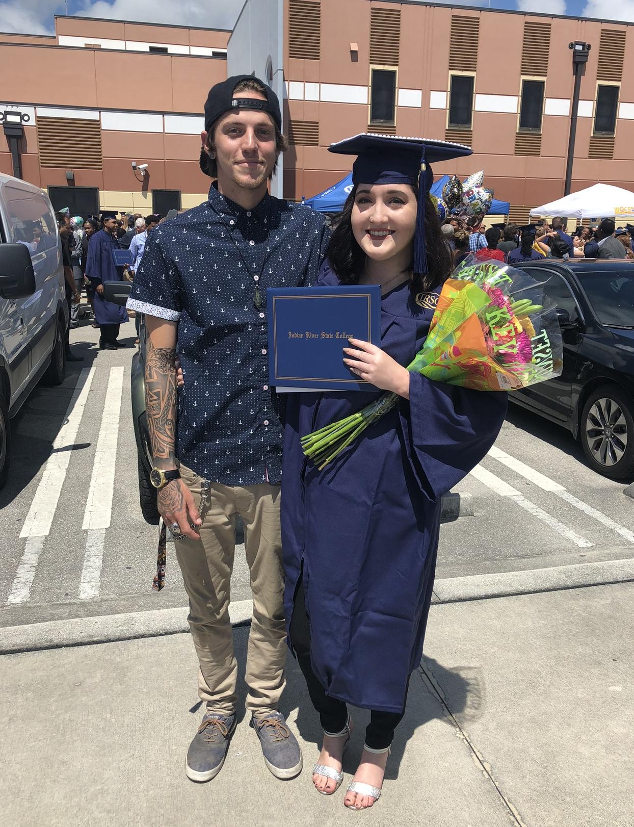 Christina’s college graduation in 2019