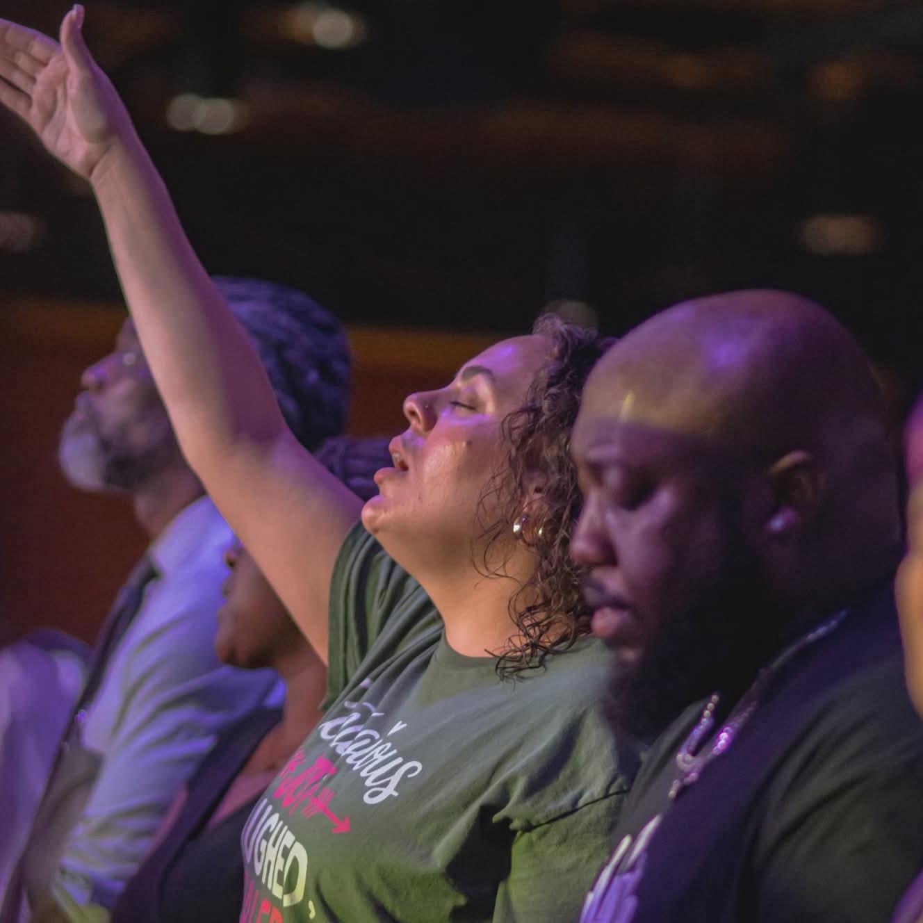 Worshipping Together!