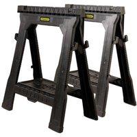 STANLEY Storage 060864R 31.5" Folding Sawhorse 2 Count
