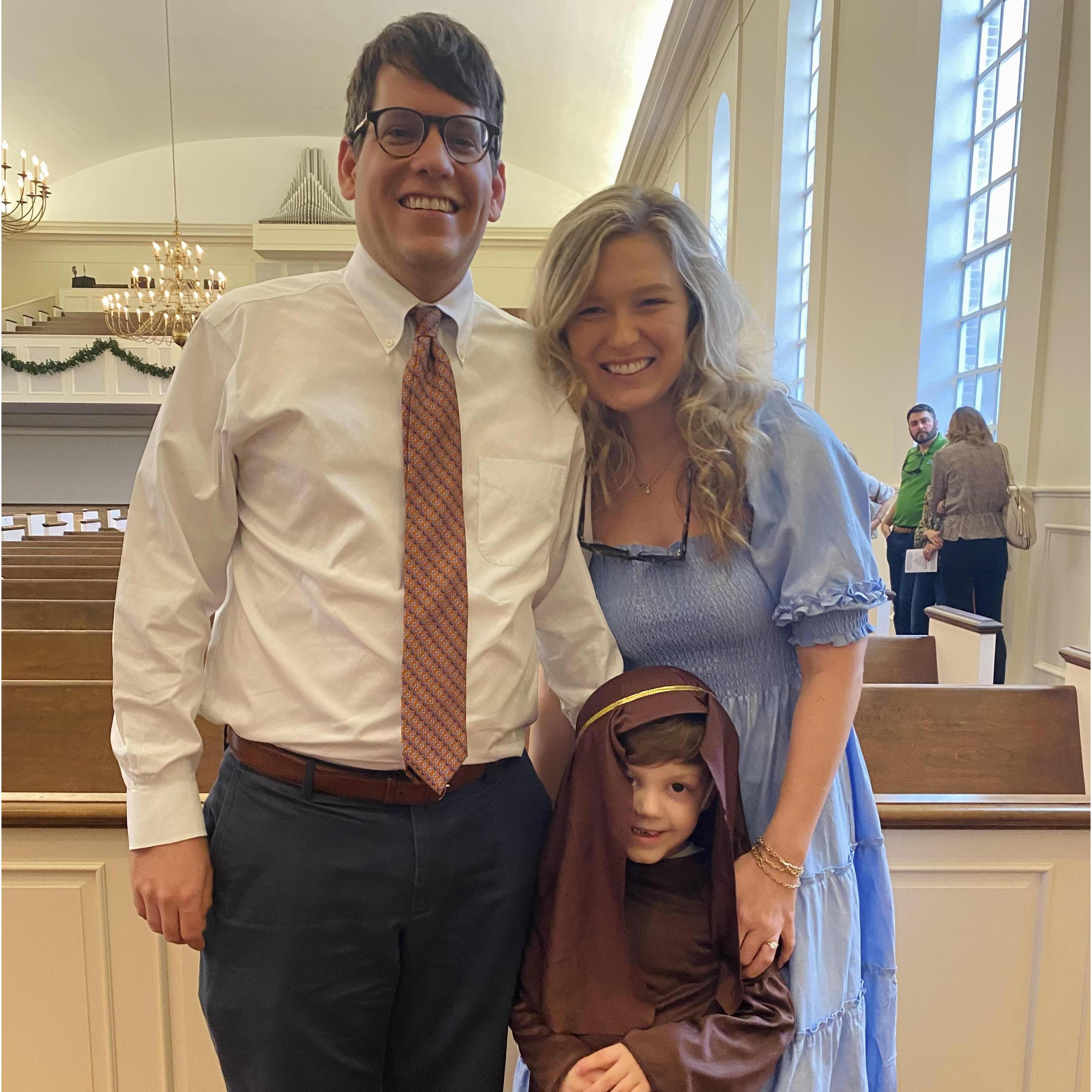 Us and our sweet nephew Wells!!