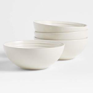 Le Creuset ® Cream Stoneware Cereal Bowls, Set of 4