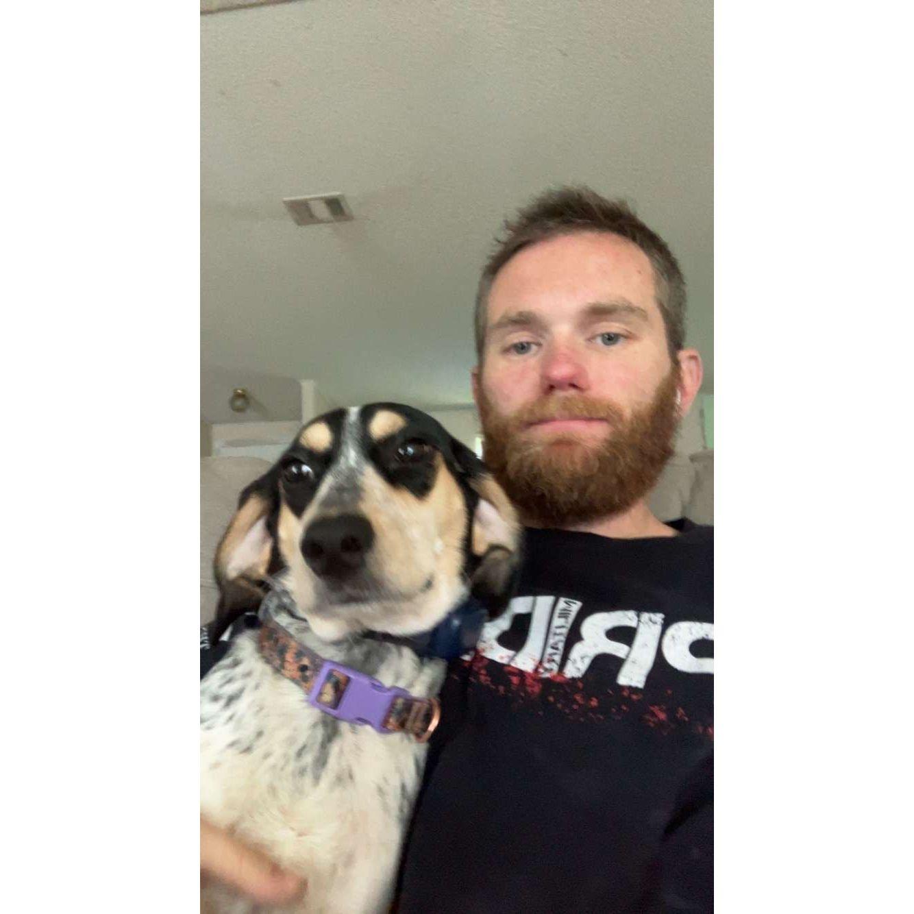 You with the dog you swear you don't like