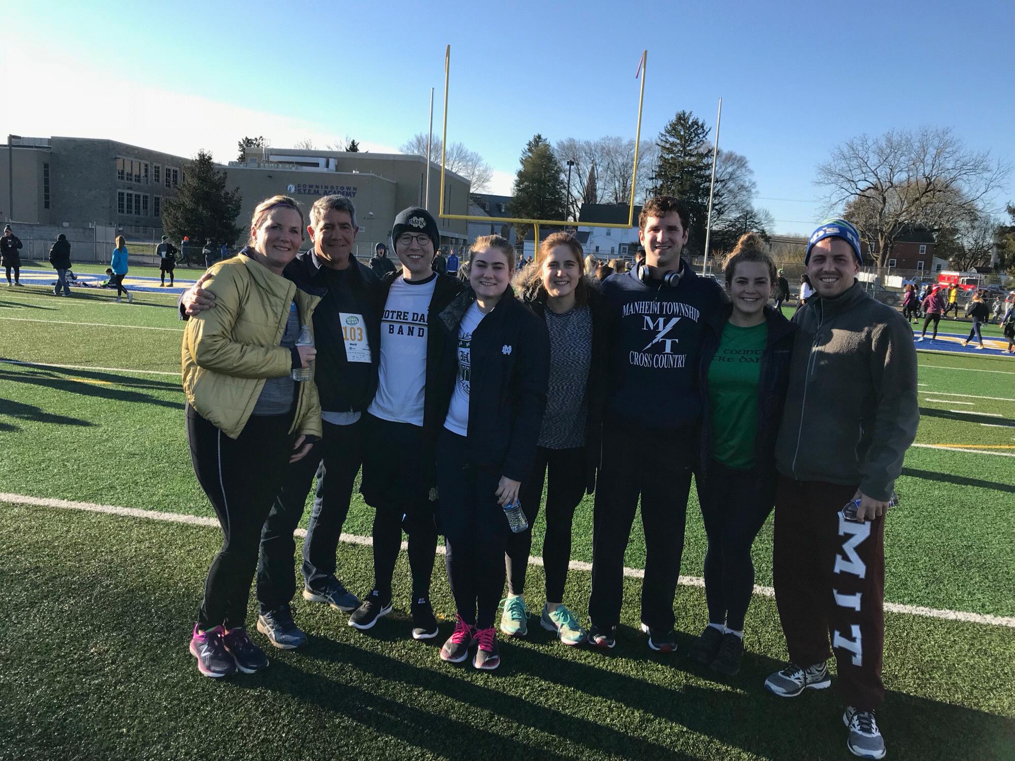 Murray Family 5k at Thanksgiving 2017.