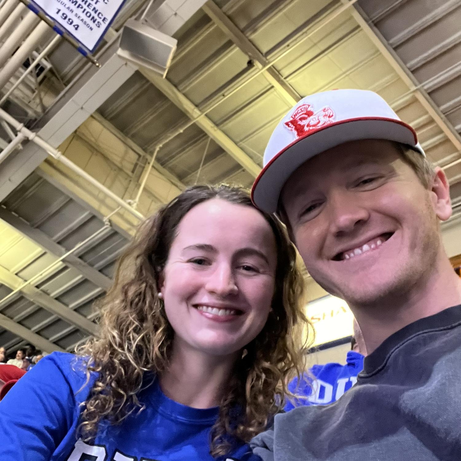 House divided! Cameron Indoor Stadium in Durham, NC, 2025