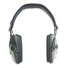 Howard Leight by Honeywell Impact Sport Sound Amplification Electronic Shooting Earmuff, Classic Green (R-01526)