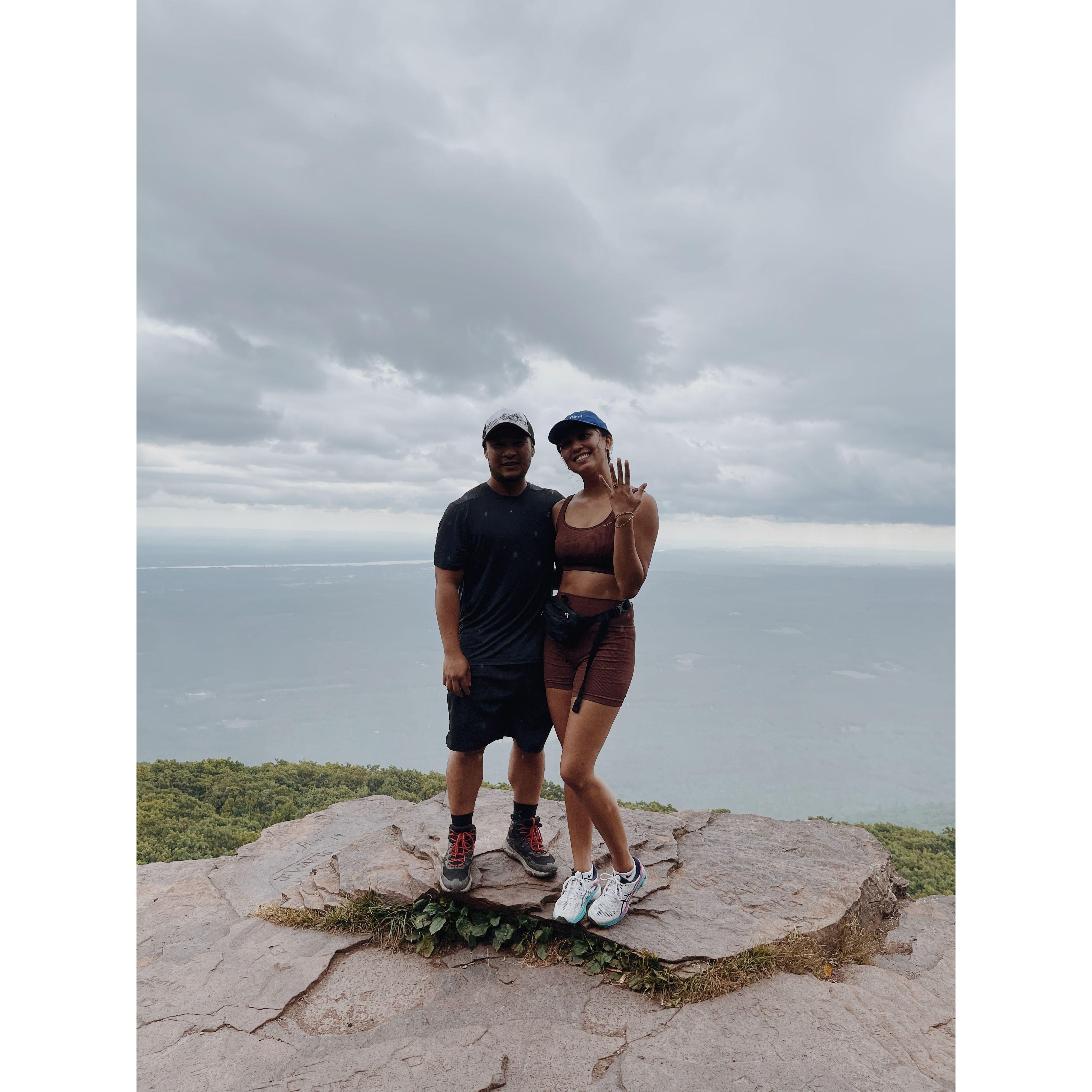 He put a ring on it in the Catskills, August 2022