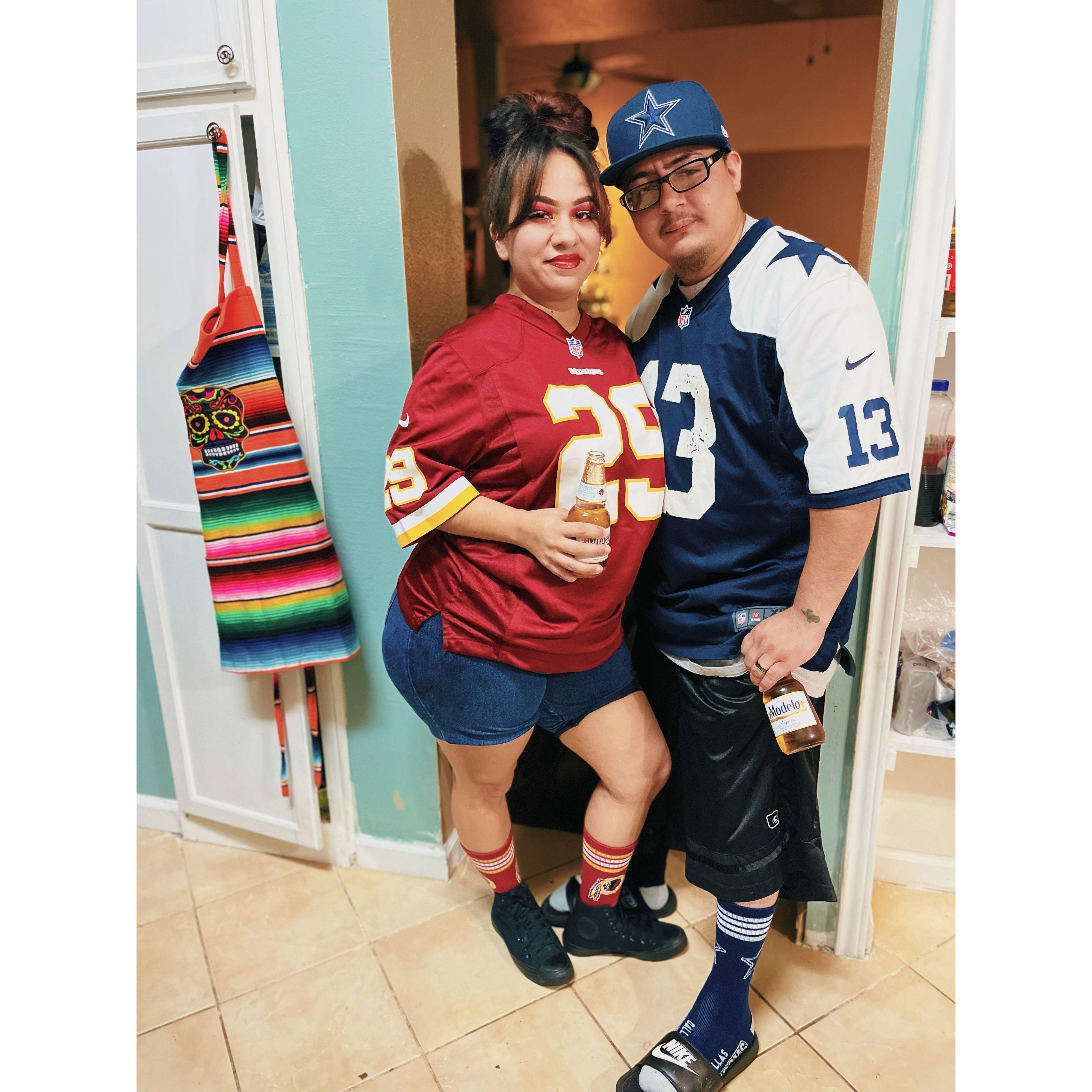 Repping both our teams