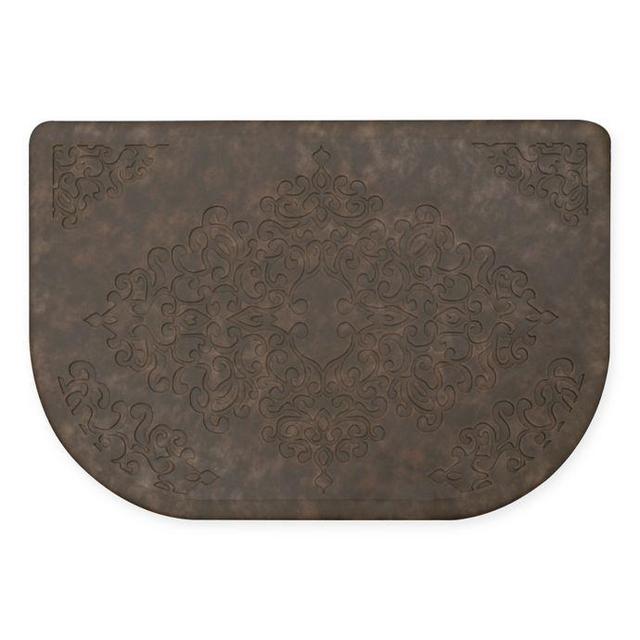 Home Dynamix Gentle Step 20-Inch x 30-Inch Embossed Scroll Mat in...