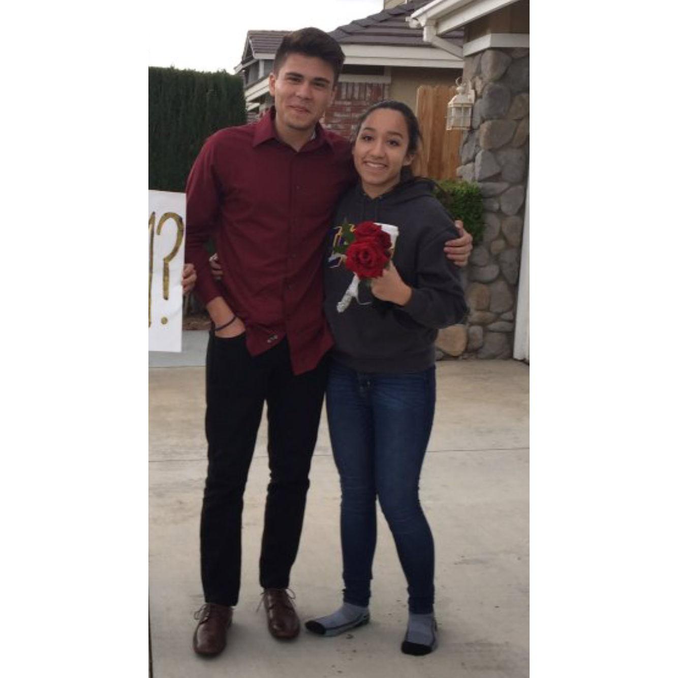 Adrian asked Ari to prom.
