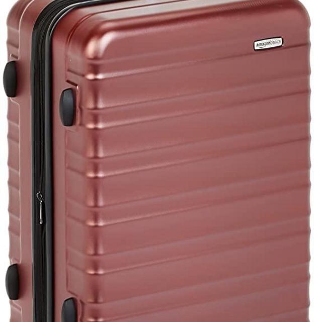 Amazon Basics Premium Hardside Spinner Luggage with Built-In TSA Lock - 28-Inch, Red