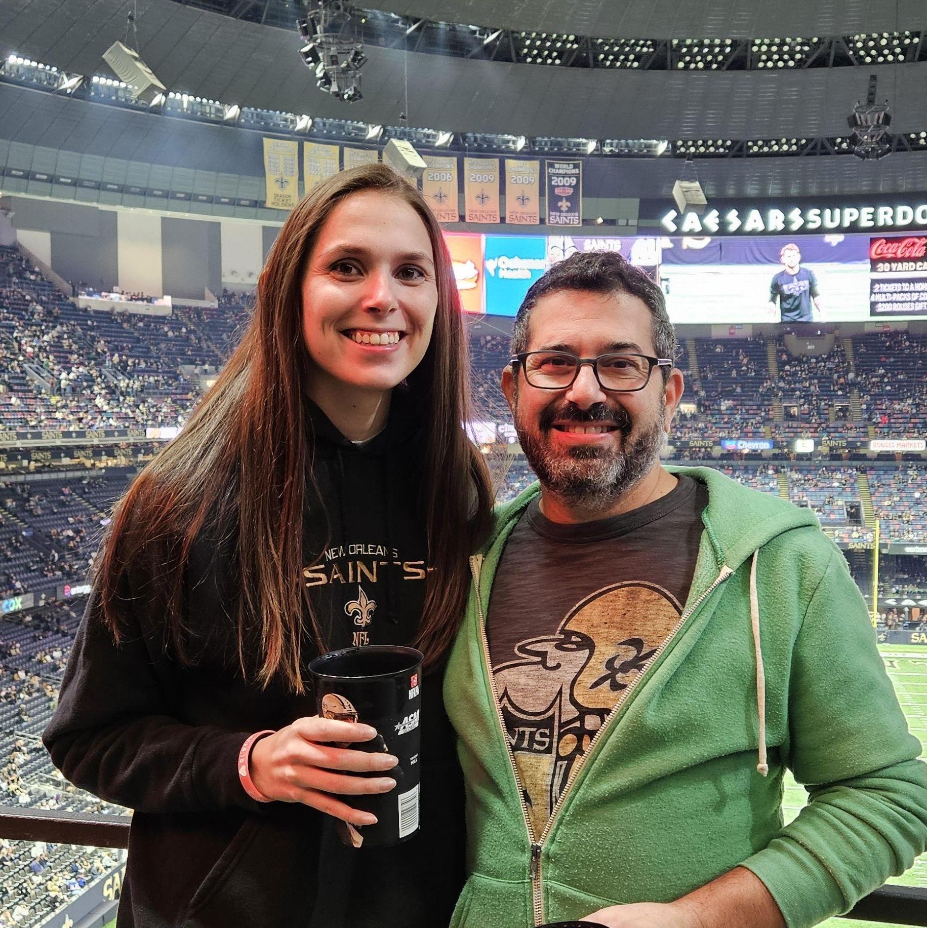 To be clear, Sarah is a Saints ally. She still vehemently supports her Patriots