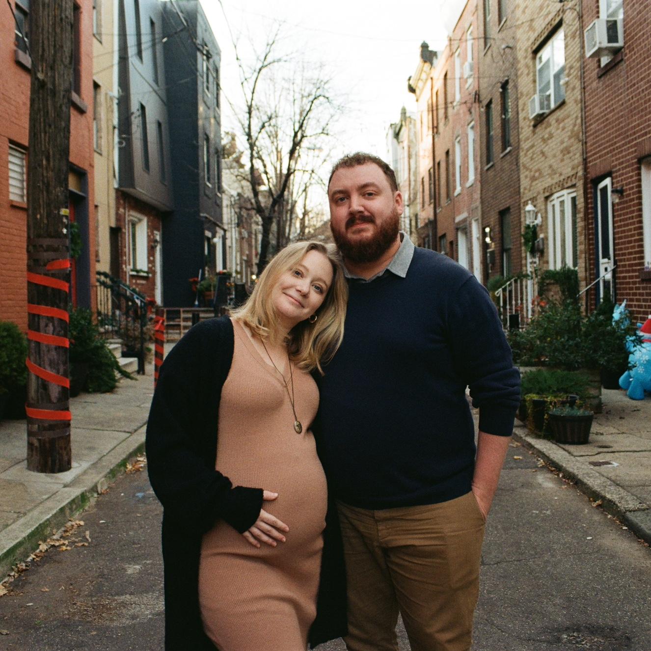 Maternity photos in our neighborhood.
Philadelphia, PA.
December 2023.
Photo Cred: Jasmine Lywen-Dill.