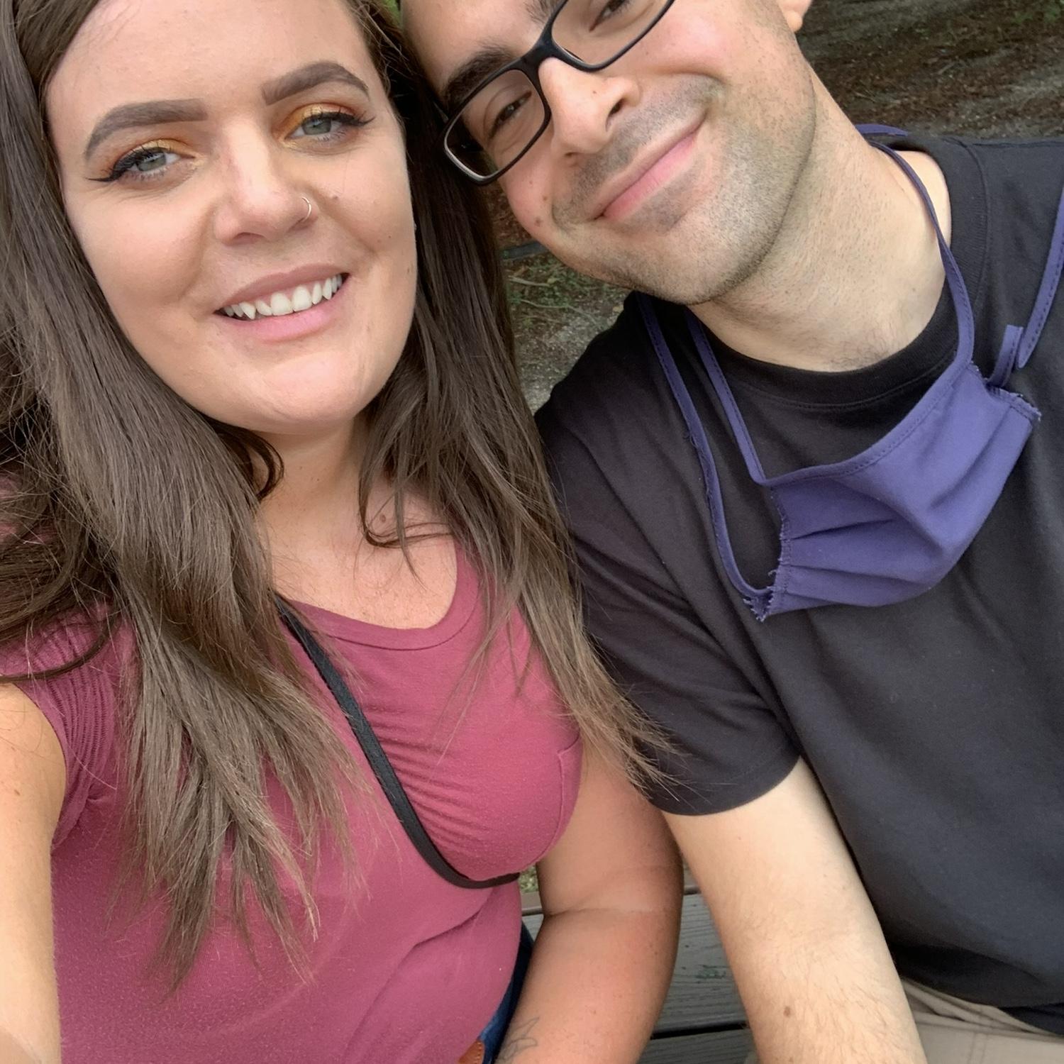Our first dating anniversary! We played mini golf and had shaved ice.
