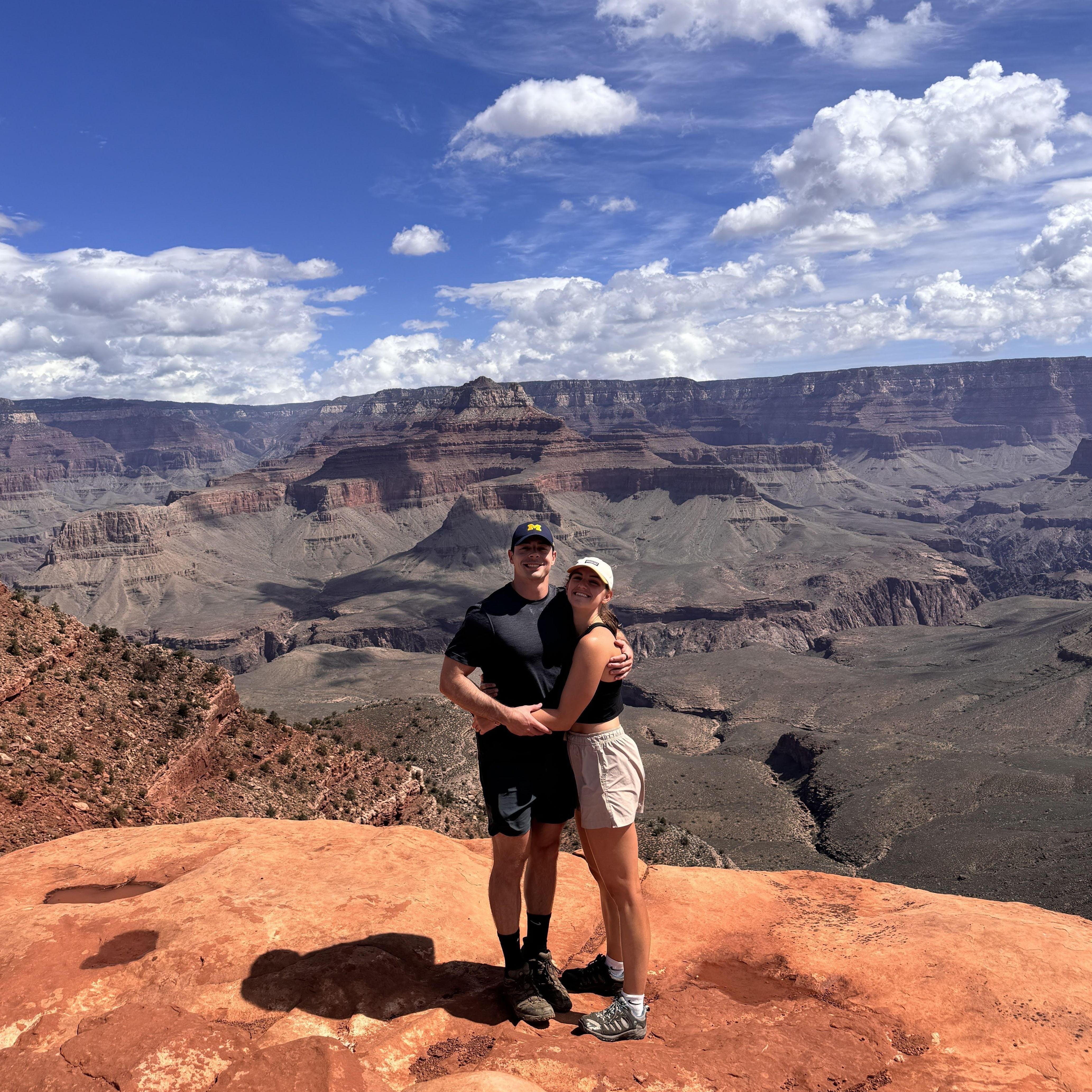 August 23rd, 2024: Hiked into the Grand Canyon.