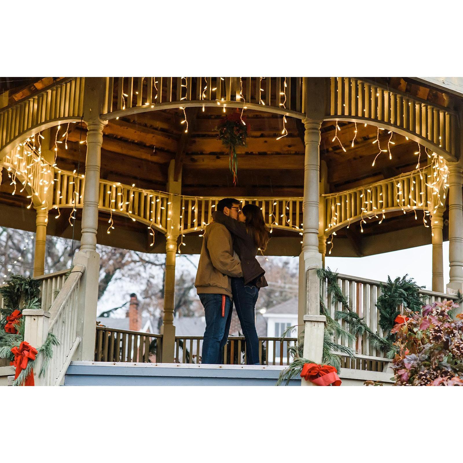 This was taken moments before Anthony asked Aliya to be his wife.