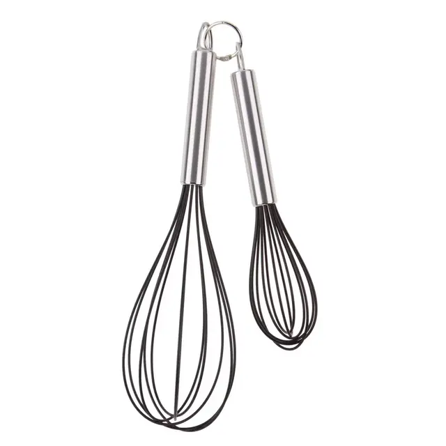 Our Table™ Silicone Whisks in Black (Set of 2)