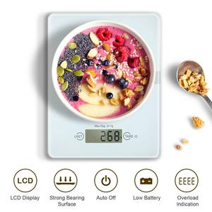 Food Scale, HAMSWAN Kitchen Scale Multi-functional Digital Baking Weight Scale, Ultra-Slim, Easy to Clean, 4 Units, 11lb 5kg for Home Baking/Diet Cooking