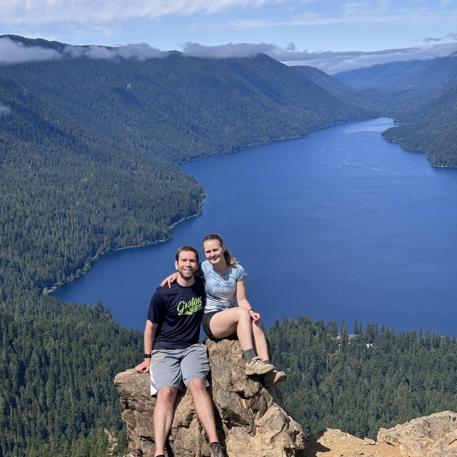 Jon and Juliet spent some time in Washington in the summer of 2023 working remotely and going on hikes in nearby national parks on weekends and in evenings. Here they are in Olympic National Park!